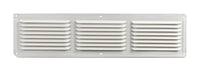 Master Flow 4 in. H X 16 in. W X 16 in. L Powder-Coated White Aluminum Undereave Vent