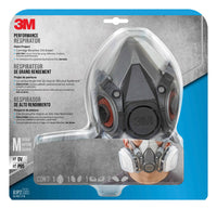 3M P95 Paint Project Half Face Respirator Valved Gray M 1 pc