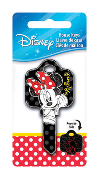 Howard Keys Disney Minnie Mouse House Key Blank Single sided For Schlage Locks (Pack of 5)