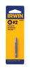 Irwin Phillips #2 X 2 in. L Power Bit Steel 1 pc