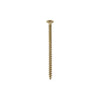 Grip-Rite PrimeGuard Plus No. 8 wire X 1-5/8 in. L Gold Star Flat Head Deck Screws 124 pk