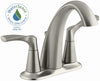 Kohler Brushed Nickel Centerset Bathroom Sink Faucet 4 in.