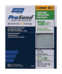 Norton ProSand 11 in. L x 9 in. W 150 Grit Aluminum Oxide Sandpaper 20 pk (Pack of 20)