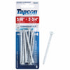 Tapcon 2-3/4 in. L Star Flat Head Concrete Screws 8 pk