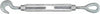 National Hardware  Galvanized  Steel  Turnbuckle  1 pk (Pack of 25)