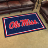 University of Mississippi (Ole Miss) 4ft. x 6ft. Plush Area Rug