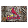 MLB - St. Louis Cardinals Camo Camo Rubber Scraper Door Mat