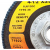 Forney 4-1/2 in. D X 5/8 in. Zirconia Aluminum Oxide Flap Disc 60 Grit 1 pc