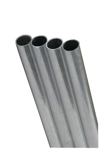 K&S 3/32 in. D X 1 ft. L Round Aluminum Tube