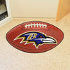 NFL - Baltimore Ravens Football Rug - 20.5in. x 32.5in.