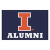 University of Illinois Alumni Rug - 19in. X 30in.