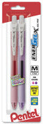 Pentel BL107FBP2M 0.7 Medium ENERGEL-X® Gel Retractable Liquid Pen Assorted Pastel Colors (Pack of 6)