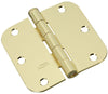 National Hardware 3-1/2 in. L Bright Brass Door Hinge 3 pk