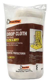 Frost King 9 ft. W X 12 ft. L X 3 mil T Plastic Drop Cloth (Pack of 12)