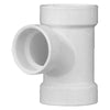 Charlotte Pipe Schedule 40 2 in. Hub X 2 in. D Hub PVC Sanitary Tee 1 pk