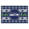 NFL - Seattle Seahawks Holiday Sweater Rug - 19in. x 30in.