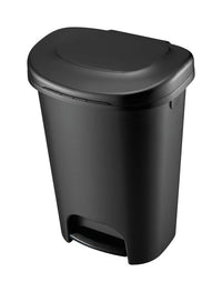 Rubbermaid 13 gal. Black Step On Wastebasket (Pack of 4)