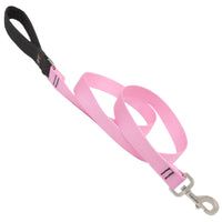 Lupine Pet Basic Solids Pink Pink Nylon Dog Leash