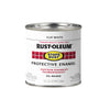 Rust-Oleum Stops Rust Indoor and Outdoor Flat White Oil-Based Protective Paint 0.5 pt