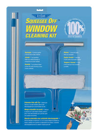 Ettore 12 in. Rubber Window Cleaning Kit