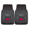 University of Arkansas Heavy Duty Car Mat Set - 2 Pieces