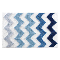 InterDesign 34 in. L X 21 in. W Multicolored Microfiber Polyester Bath Rug