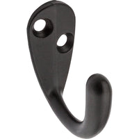 V162 Clothes Hook 2/pk - Oil-Rubbed Bronze