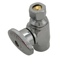 Keeney 1/2 in. Sweat in. X 3/8 in. Compression Brass Straight Valve