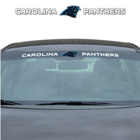 NFL - Carolina Panthers Sun Stripe Windshield Decal 3.25 in. x 34 in.