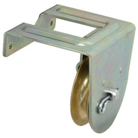 3221BC 2" X 4" Single Pulley Joist Mount, Weatherproof - Zinc Plated