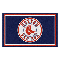 MLB - Boston Red Sox 4ft. x 6ft. Plush Area Rug