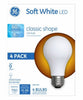 GE A19 E26 (Medium) LED Bulb Soft White 60 Watt Equivalence 4 pk