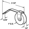 Prime-Line 1 in. D X 0.25 in. L Steel Spring Tension Roller Assembly 2 pk