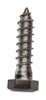 National Hardware 9/16 in. D X 1-1/2 in. L Black Powder-Coated Steel Lag Bolt (Pack of 5)