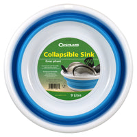 Coghlans Blue/White Collapsible Sink 5.5 in. H x 14.76 in. W x 14.76 in. L 9 gal. 1 pk