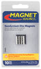 Magnet Source .118 in. L X .315 in. W Silver Super Disc Magnets 2.9 lb. pull 10 pc