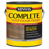 Minwax Complete Acorn Brown Gloss Water-Based Wood Floor Stain 1 gal. (Pack of 2)