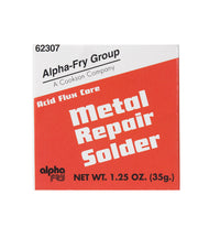 Alpha Fry 1.25 oz Metal Repair Solder Tin/Lead 1 pc