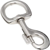 3004BC 4-1/4" x 1-1/4" Bolt Snap / Round Swivel - Zinc Plated