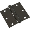 National Hardware 3-1/2 in. L Oil Rubbed Bronze Door Hinge 3 pk