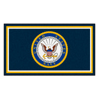 U.S. Navy Crest 3ft. x 5ft. Plush Area Rug