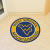 West Virginia University Roundel Rug - 27in. Diameter