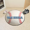 University of North Carolina - Chapel Hill Wordmark Baseball Rug - 27in. Diameter