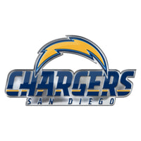 NFL - San Chargers Script Heavy Duty Aluminum Color Emblem