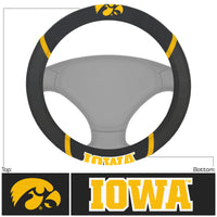 University of Iowa Embroidered Steering Wheel Cover