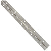 National Hardware 12 in. L Nickel Continuous Hinge 1 pk