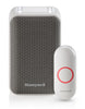 Honeywell Plastic/Metal White/Gray 80dB Wireless Portable Doorbell with Push Button