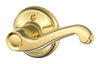 Schlage Flair Bright Brass Dummy Lever Right Handed