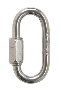 Campbell Chain Polished Stainless Steel Quick Link 660 lb. 2 in. L