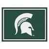 Michigan State University 8ft. x 10 ft. Plush Area Rug